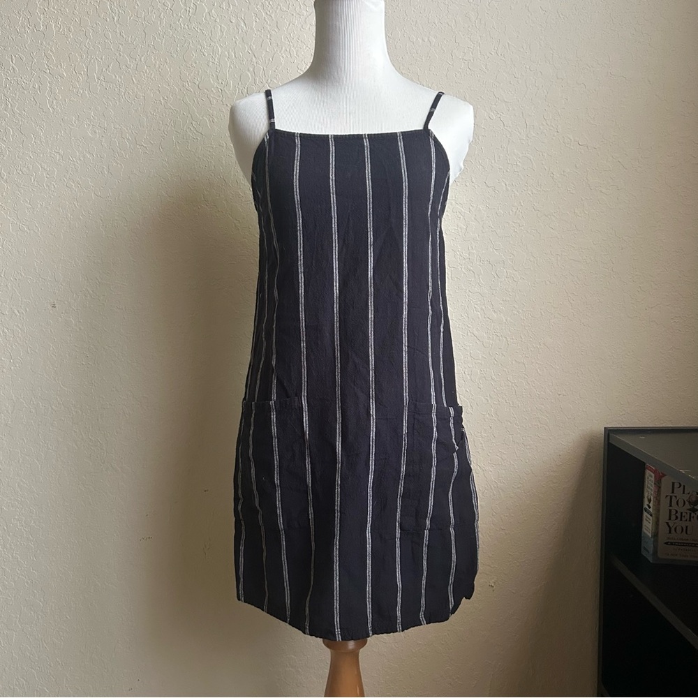 Billabong - Striped Linen Mini Shift Dress